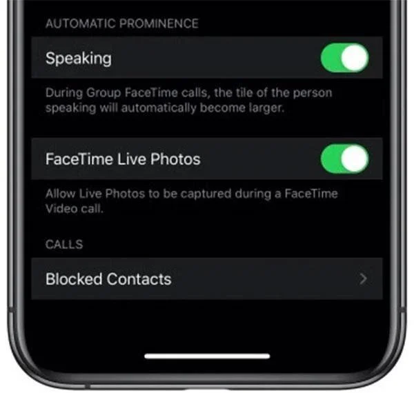 iOS 13.5 – Деактивирайте автоматичното мащабиране на лицето във FaceTime