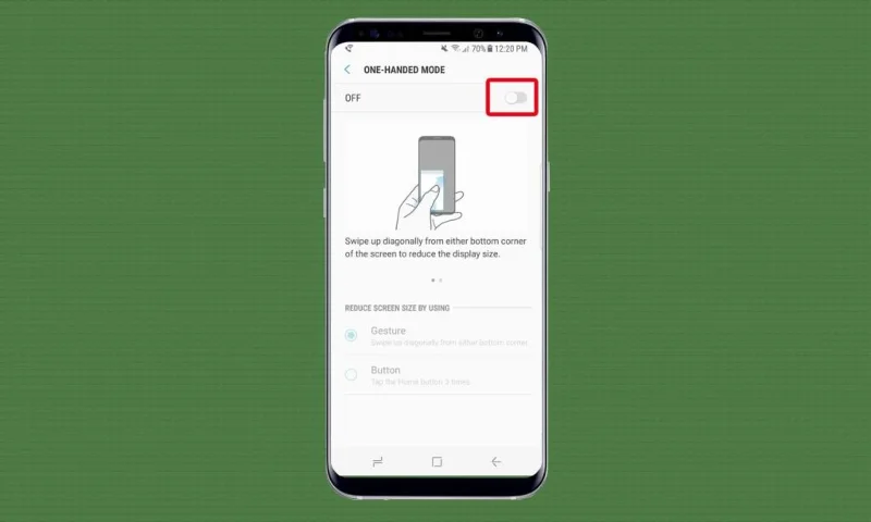 Samsung Galaxy 8 и 8 Plus: Изберете функции за активиране/деактивиране