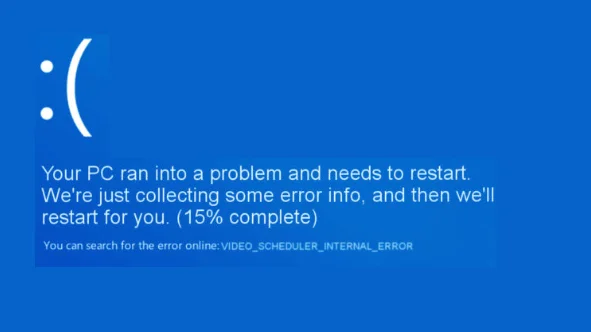 Вътрешна грешка в Video Scheduler в Windows 10 [Фиксирано 100%]