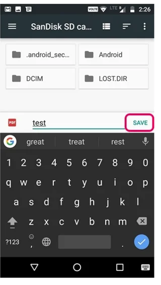 Kaip ištraukti puslapius iš PDF „Android“ ir „iOS“.