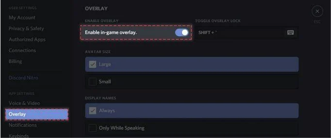 Как да деактивирате наслагването на Discord