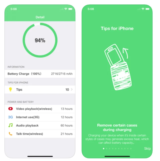 Topp 9 Battery Booster & Saver iPhone-appar: Förläng batteritiden med ett tryck!