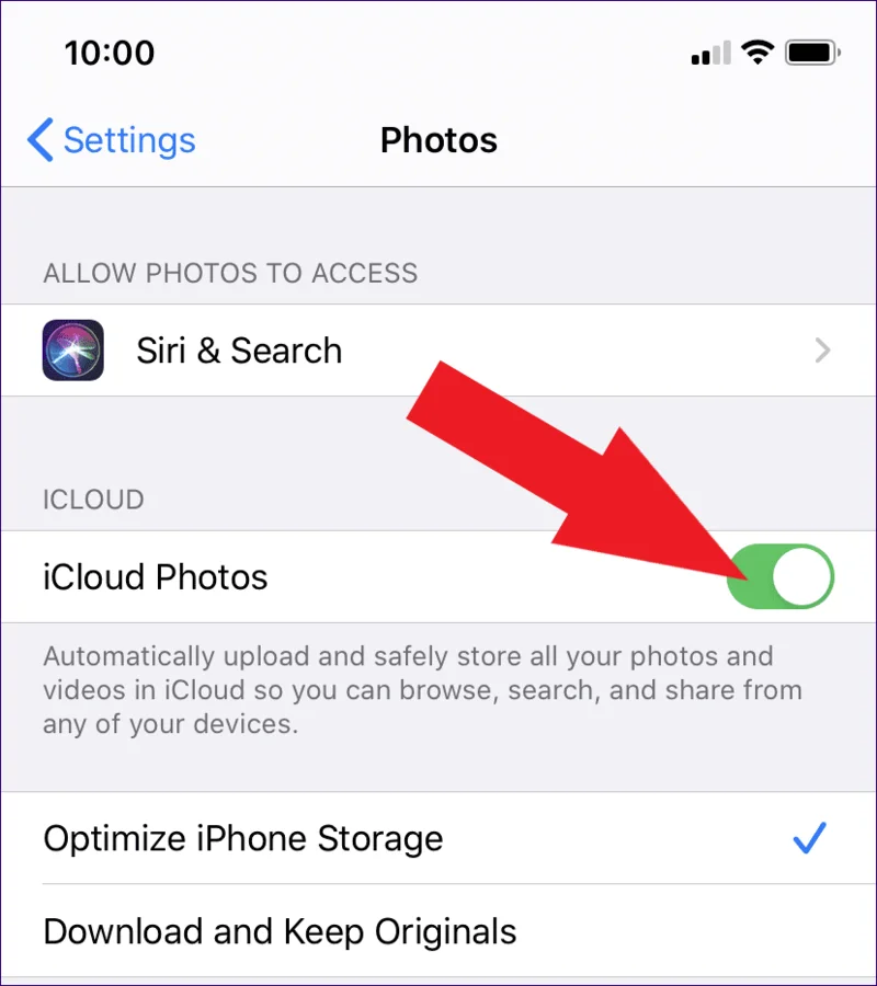 Как да коригирам iCloud снимки, които не се показват на iPhone?