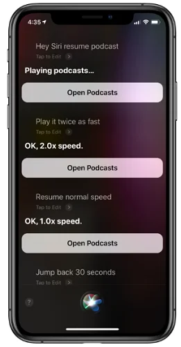 Научете как да използвате подкасти със Siri