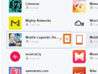 Как да премахнете веригата на акаунт във Facebook от приложение