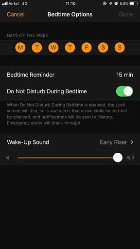 Apple планира да добави сън при зададена латентност за добър нощен сън