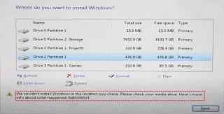 Як виправити помилку 0x80300024 під час встановлення Windows