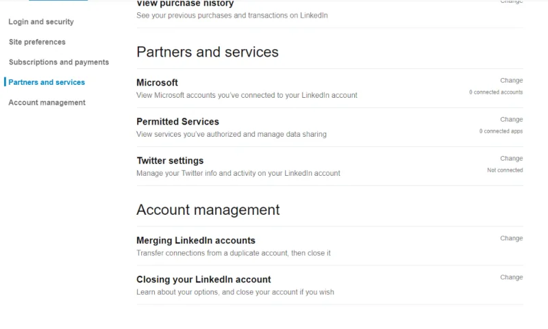 Как да изтриете вашия акаунт в LinkedIn