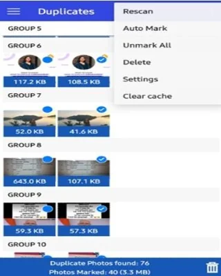 Sådan finder og fjerner du dublerede Snapchat-billeder