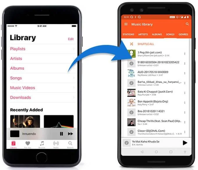 Kaip perjungti iš iPhone į Android