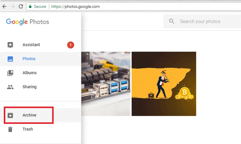 Hur man döljer eller visar foton på Google Foton.