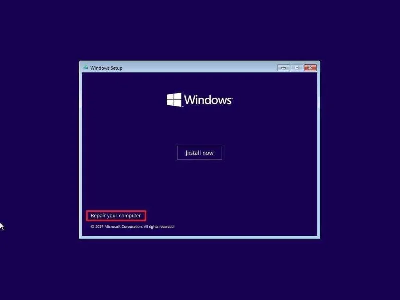 A rendszerindító eszköz nem található hibája a Windows 11/10 rendszerben