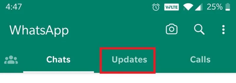 Как да коригирам състоянието на WhatsApp, което не се показва?