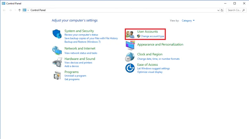 Hur man ändrar användarkontotyp i Windows 10