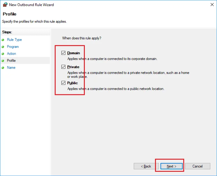 Заблокувати доступ до Інтернету для програми в Windows 10