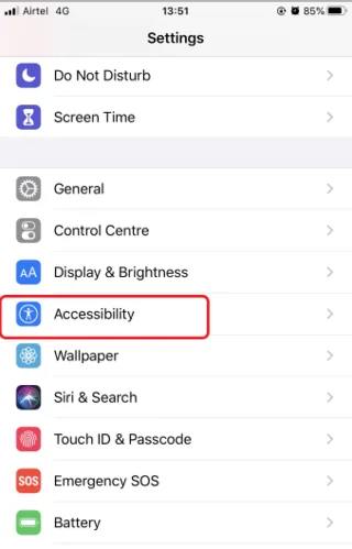 Как да деактивирате автоматичната яркост в iOS13?