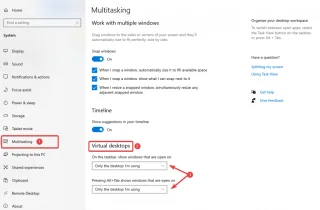 Как да управлявате виртуален работен плот на Windows 10