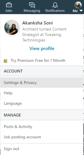 Как да изтриете вашия акаунт в LinkedIn