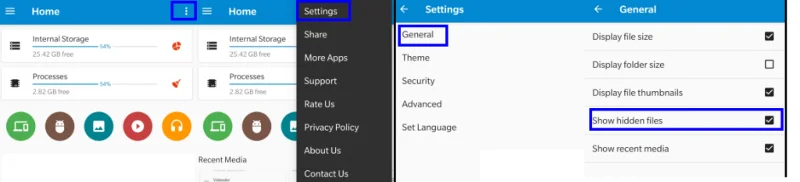 Kuidas peita faile ja kaustu Android-nutitelefonis?