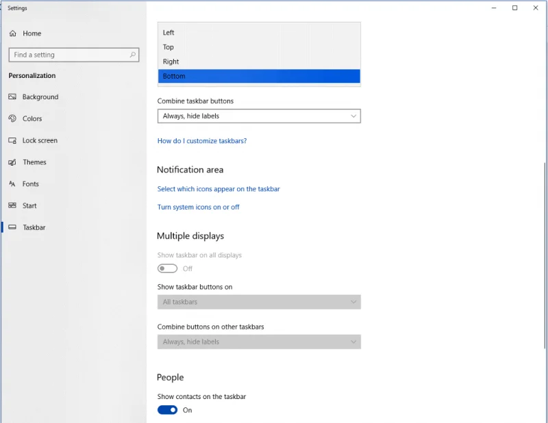Jak přizpůsobit hlavní panel Windows 10