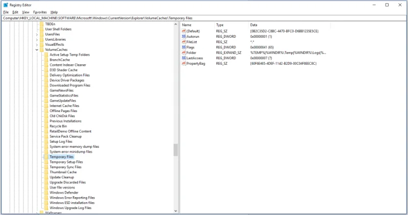 Ali čiščenje diska izbriše vse iz mape Temp?