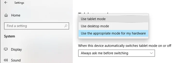 Як виправити, що режим планшета Windows 10 не працює?