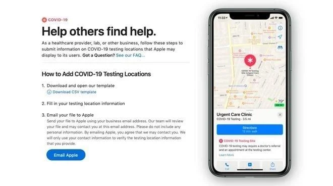 Apple Map lägger till testwebbplatser för COVID-19 – Hur man använder Apple Maps för att hitta testplatser