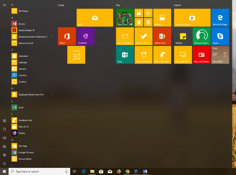 Personalizo menynë Start të Windows 10 për përvojë të përmirësuar