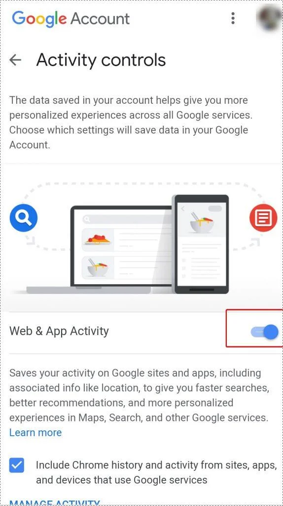 Как да не споделяте историята си на търсене с Google