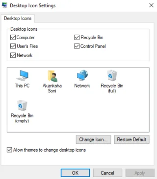 Hogyan lehet visszaállítani az elveszett Lomtár ikont a Windows 10 rendszeren