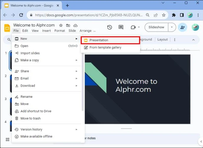 Как да използвате вертикално оформление в Google Презентации