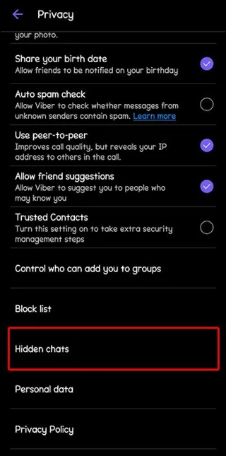 Как да видите скрити чатове във Viber