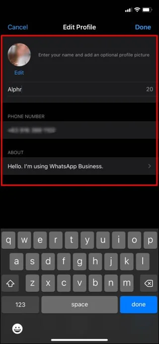 Как да добавите име в WhatsApp