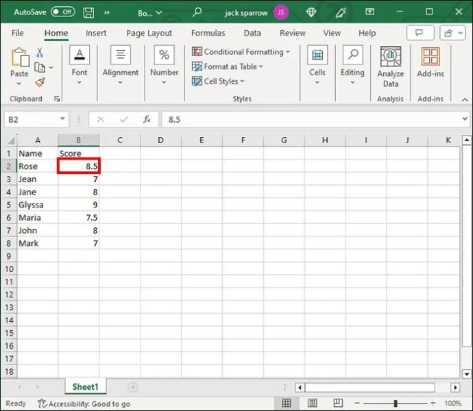 Как да разберете дали стойността е в списък в Excel