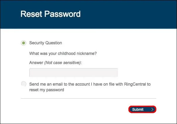 Как да промените парола в RingCentral