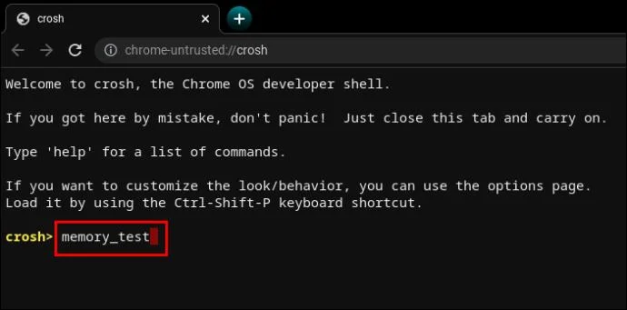CROSH команди – ръководство за вашия Chromebook