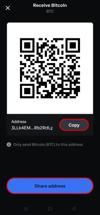 Как да намерите адреса на вашия портфейл в Coinbase