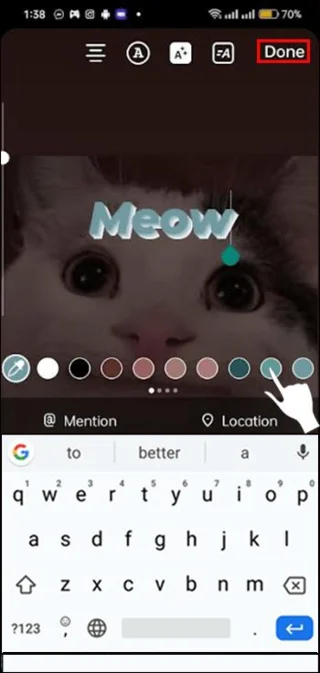 Как да промените шрифтовете в Instagram Stories