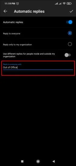 Как да зададете автоматичен отговор "Извън офиса" в Outlook