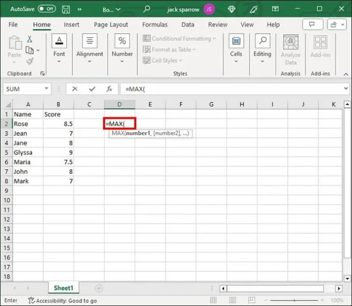 Как да разберете дали стойността е в списък в Excel