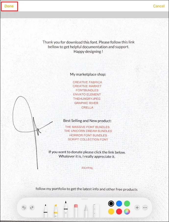 Πώς να σαρώσετε ένα έγγραφο σε PDF με τις σημειώσεις της Apple