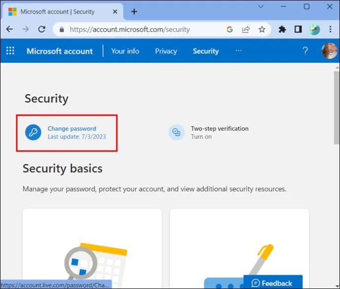 Как да промените паролата си за Microsoft Teams