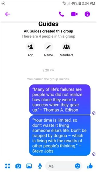 Как да напуснете група във Facebook Messenger