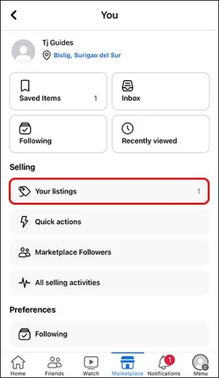 Как да промените реда на снимките във Facebook Marketplace