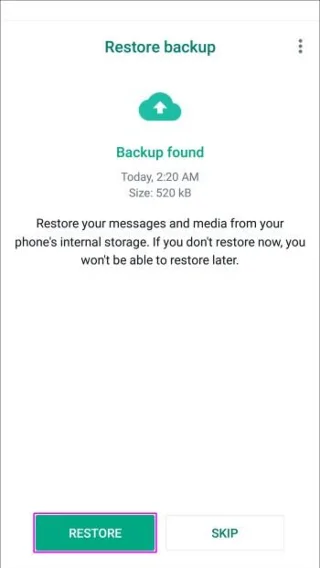 Как да възстановите изтритите съобщения в WhatsApp
