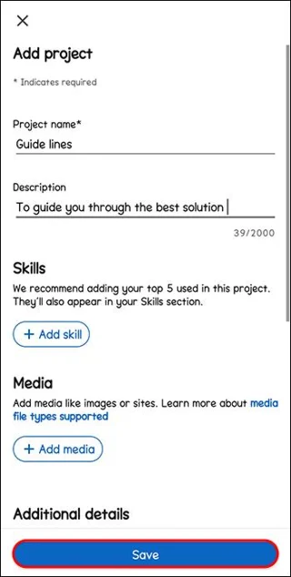 Πώς να προσθέσετε έργα στο προφίλ σας στο LinkedIn