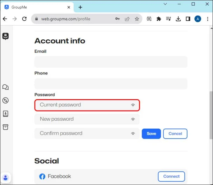 Как да нулирате парола в GroupMe