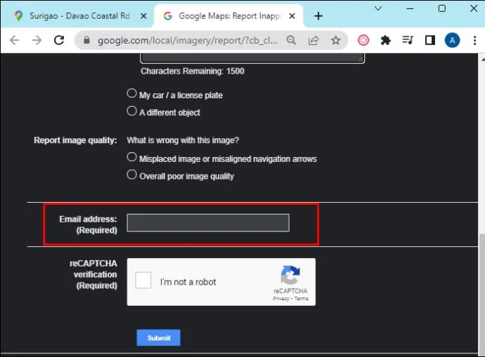 Защо къщата е замъглена в Google Maps?