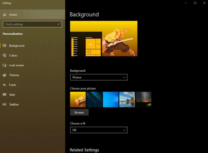 Де знайти шпалери Windows на вашому ПК