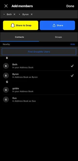 Πώς να δημιουργήσετε έναν σύνδεσμο Join Group στο GroupMe